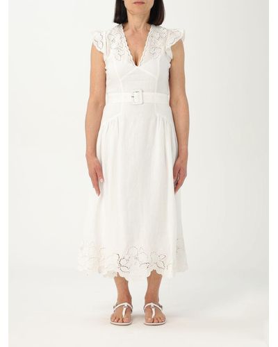 Twin Set Dress - White