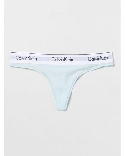 Calvin Klein Slip Ck Underwear in cotone stretch - Blu