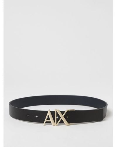 Armani Exchange Belt - White