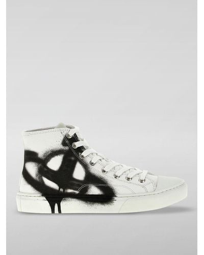 Vivienne Westwood Sneakers Plimsoll in canvas - Bianco