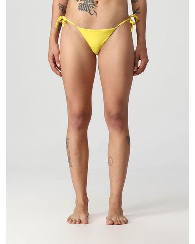 DSquared² Slip bikini in tessuto stretch - Giallo