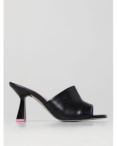 Chiara Ferragni Heeled Sandals Woman - Black