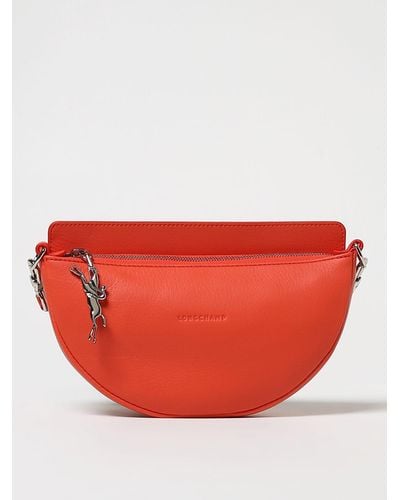 Longchamp Burgundy Handbag Leather - Red