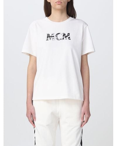 MCM T-shirt in cotone - Bianco