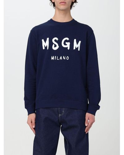 MSGM Sweatshirt - Bleu