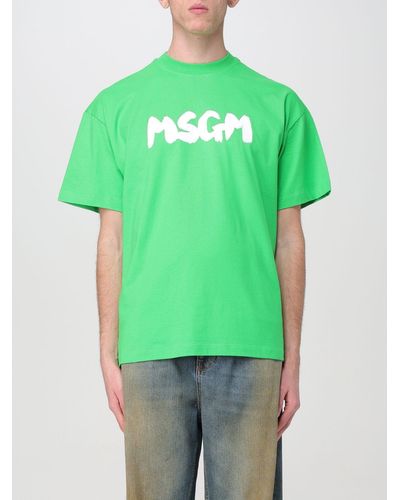 MSGM T-shirt di cotone - Verde
