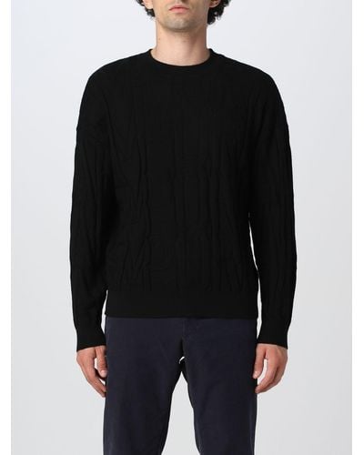 Emporio Armani Wool Sweater - Black