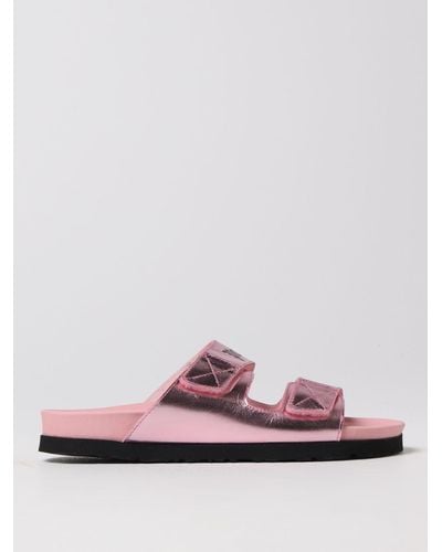 Palm Angels Flat Sandals - Pink