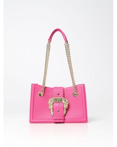 Versace Bag In Synthetic Leather - Pink