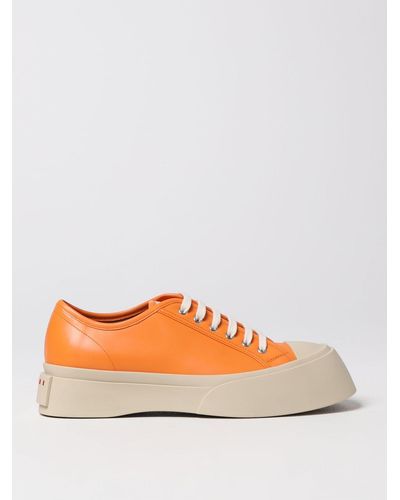 Marni Sneakers Pablo in pelle - Arancione