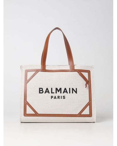 Balmain B-army shopper medium - Blanco