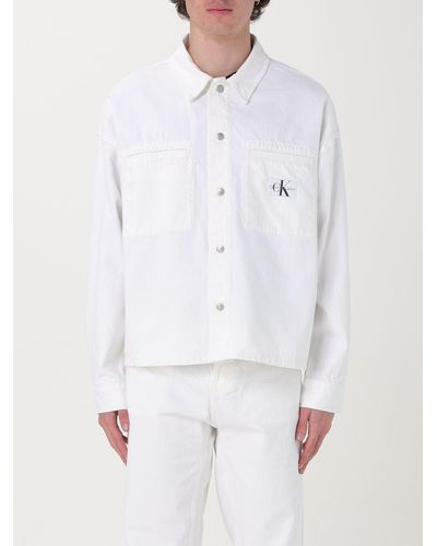 Ck Jeans Sweatshirt - Blanc