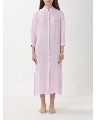 120% Lino Dress - Pink