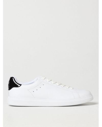 Tory Burch Branded Heel-counter Low-top Trainers - White