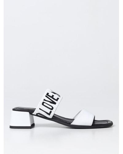 Love Moschino Heeled Sandals - White
