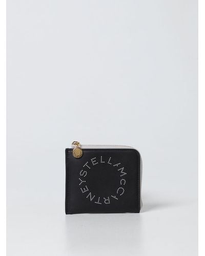Stella McCartney Wallet In Synthetic Leather - White