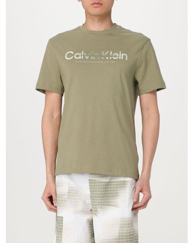Calvin Klein T-shirt con logo - Verde