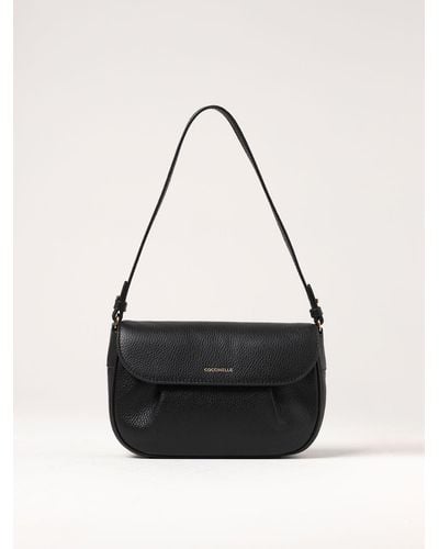 coccinelle Black Shoulder Bag