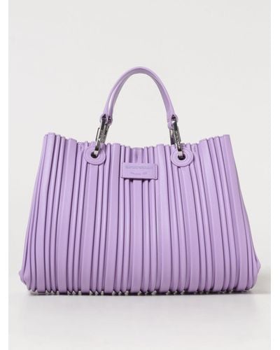 Emporio Armani Tote Bags - Purple