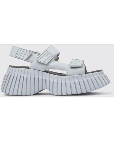 Camper Flat Sandals - White