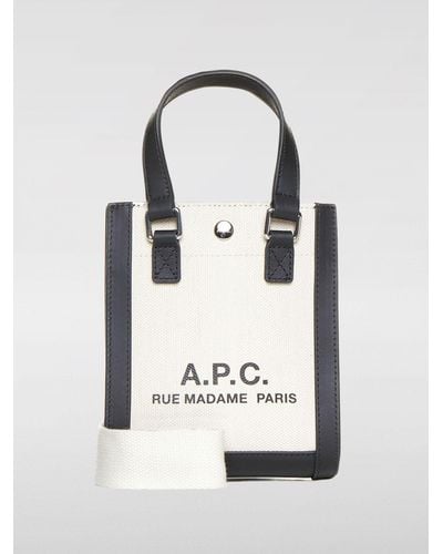 A.P.C. Handtasche - Weiß