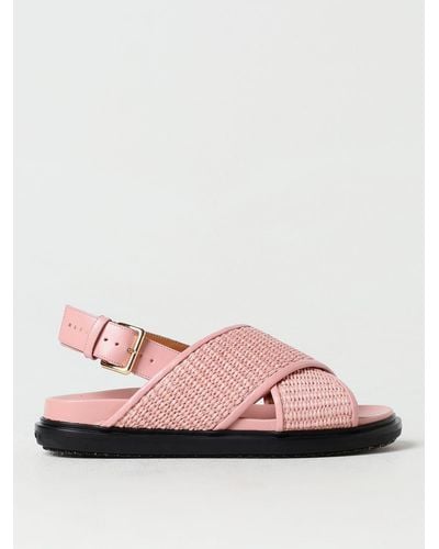 Marni Flat Sandals - Pink