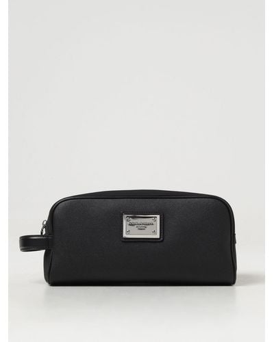 Dolce & Gabbana Logo-plaque Nylon Case - Black