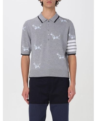 Thom Browne Polo Shirt - Grey
