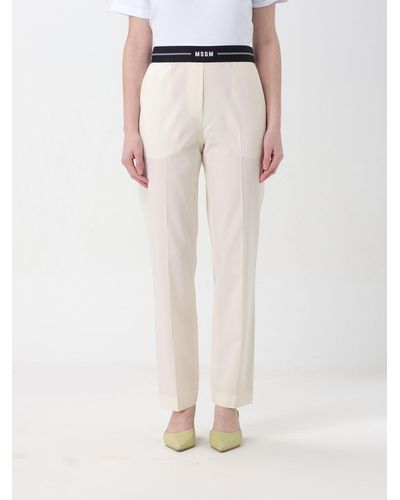 MSGM Pantalon - Blanc