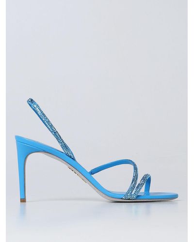 Rene Caovilla Heeled Sandals - Blue