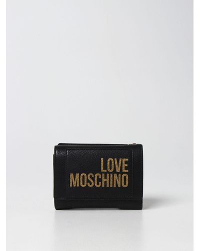 Love Moschino Portafoglio in pelle sintetica - Nero