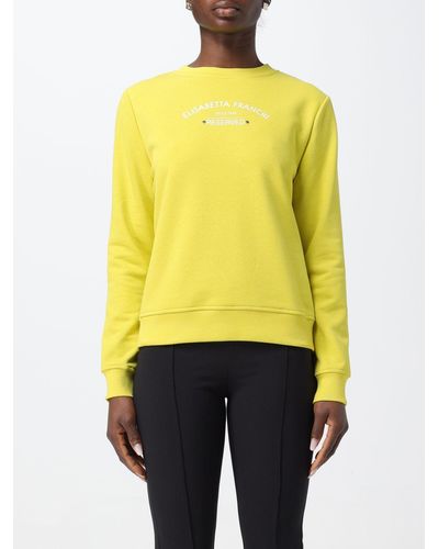 Elisabetta Franchi Sweatshirt - Yellow