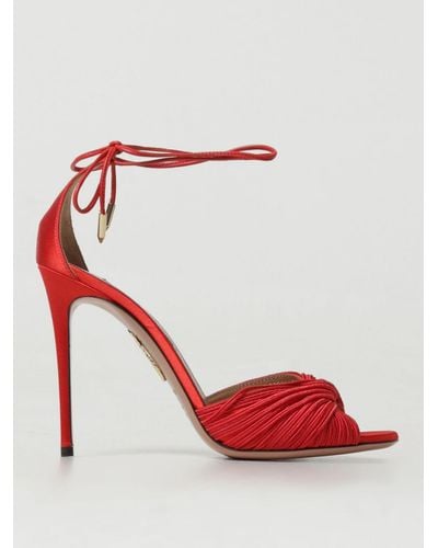 Aquazzura Heeled Sandals - Red
