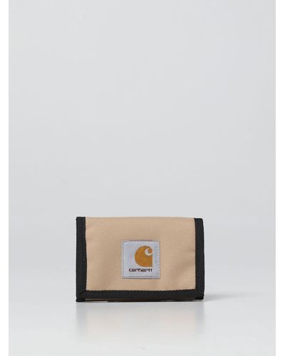 Carhartt Carhartt Wallet In Fabric With Logo - Brown