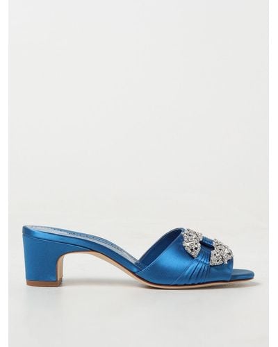Manolo Blahnik Heeled Sandals - Blue