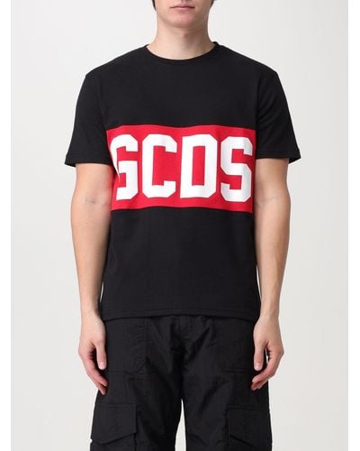 Gcds T-shirt in jersey - Rosso