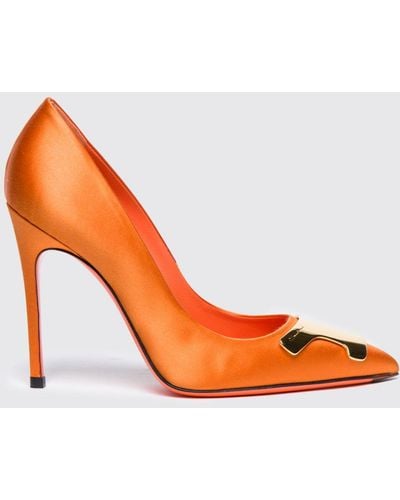 Santoni Court Shoes - Orange