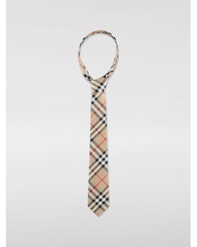 mens burberry ties