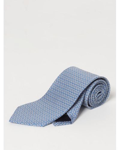 Ferragamo Cravate - Bleu