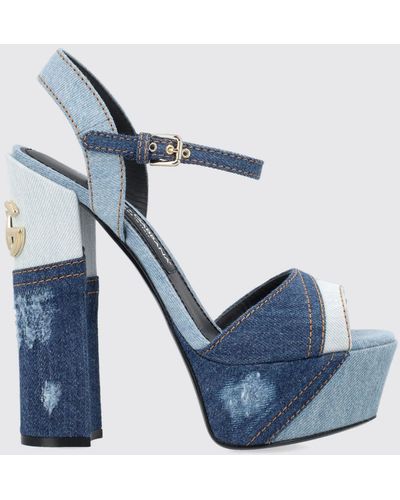 Dolce & Gabbana Flat Shoes - Blue