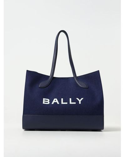 Bally Tote Bags - Blue