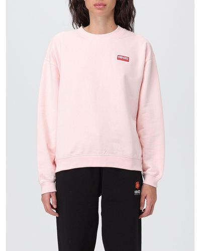 KENZO Cotton Sweatshirt - Pink