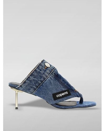 Coperni Heeled Sandals - Blue