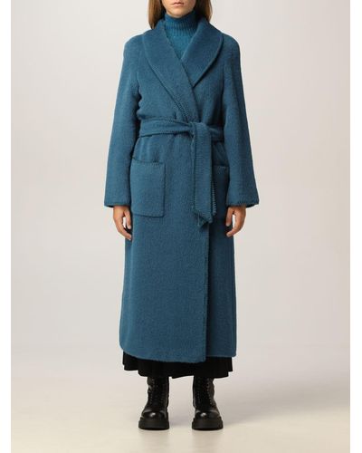 Alberta Ferretti Coat Coat - Blue