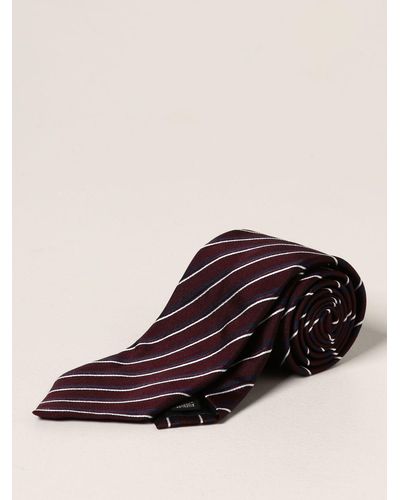 Zegna Cravatta ermenegildo in seta a righe - Multicolore