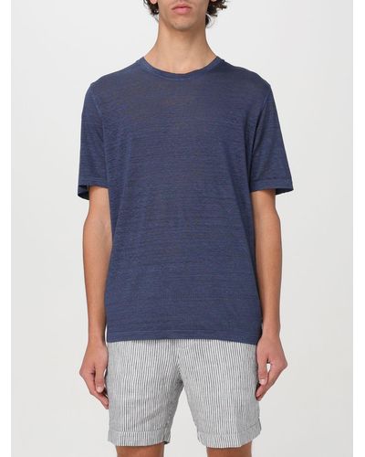120% Lino T-shirt - Blue