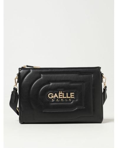 Vegan leather clutch bag Gaelle Paris Black in Vegan leather - 29971015