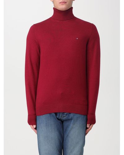Tommy Hilfiger Basic Turtleneck Sweater - Red
