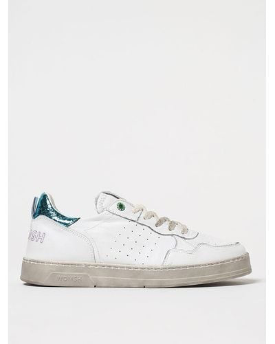 WOMSH Sneakers Hyper in pelle a grana naturale - Bianco