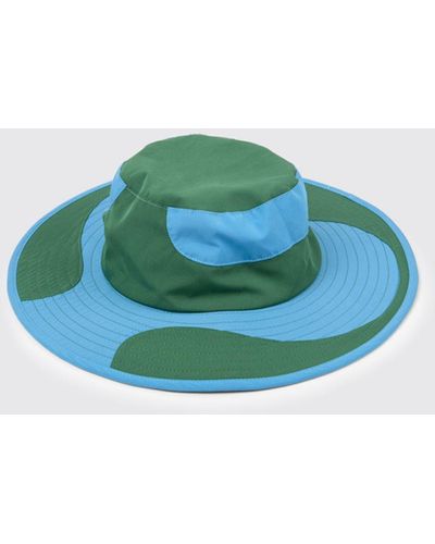 Camper Cappello in tessuto naturale bicolore - Blu